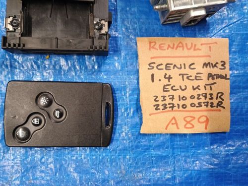 RENAULT SCENIC MK3 1.4 TCE TURBO PETROL MANUAL ECU KIT 23710 0572R A89, US $, image 5