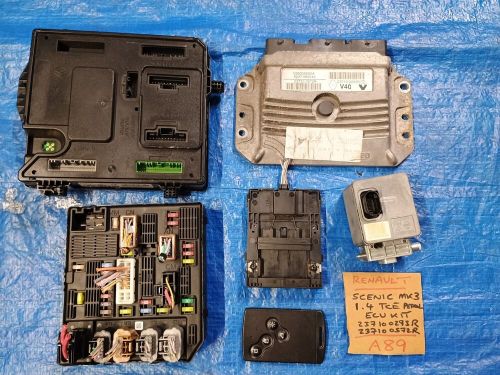 RENAULT SCENIC MK3 1.4 TCE TURBO PETROL MANUAL ECU KIT 23710 0572R A89, US $, image 6