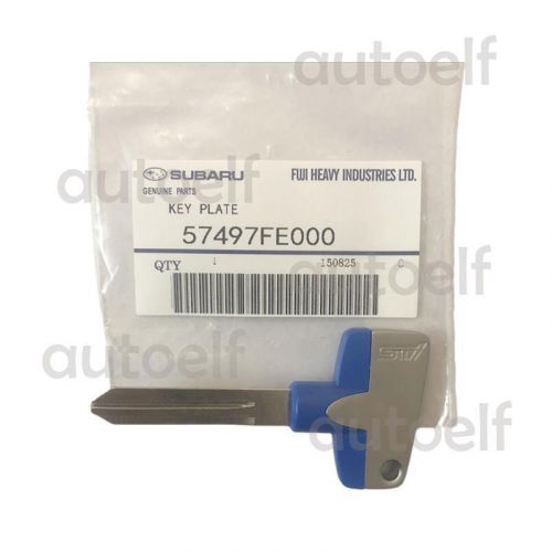 Genuine oem subaru sti logo titanium key blank forester impreza legacy wrx baja