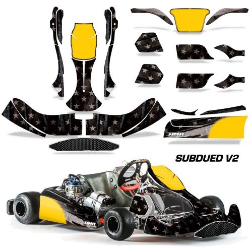Graphics kit sticker decal wrap for kart crg na3 subdued v2