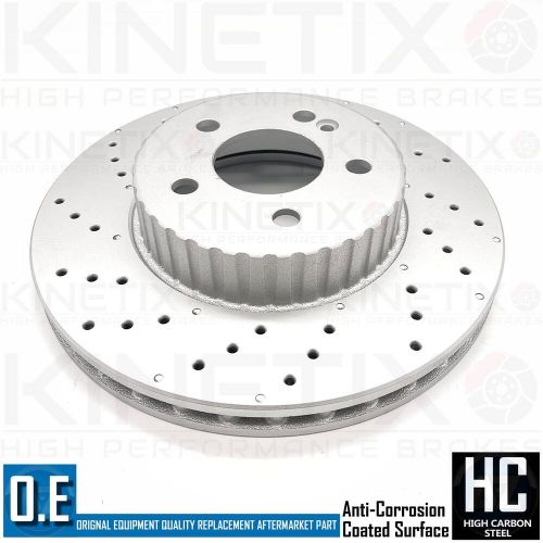 FOR MERCEDES C200 DRILLED FRONT REAR BRAKE DISCS MINTEX PADS WIRES 305mm 300mm, US $, image 8
