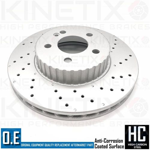 FOR MERCEDES C200 DRILLED FRONT REAR BRAKE DISCS MINTEX PADS WIRES 305mm 300mm, US $, image 9