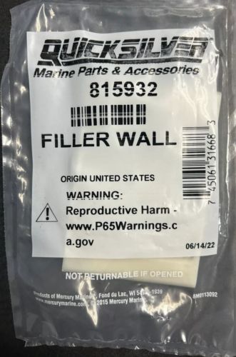 MerCruiser Quicksilver 815932 Filler Wall, US $4.99, image 3