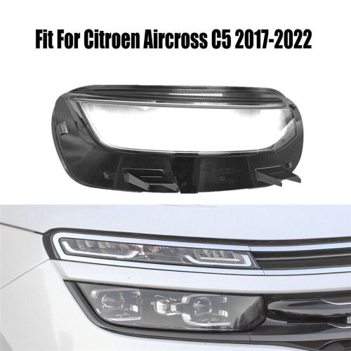 For Citroen Aircross C5 2017-2022 Headlight Headlamp Lens Cover Right Side 1Pcs, US $114.68, image 2