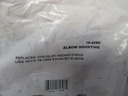 SIERRA EXHAUST ELBOW MOUNT 18-4360 (PAIR) MARINE BOAT, US $19.95, image 3