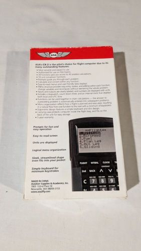 ASA Air Classics CX-2 Pathfinder Flight Planning Computer w/ Manual In Box, US $29.95, image 10
