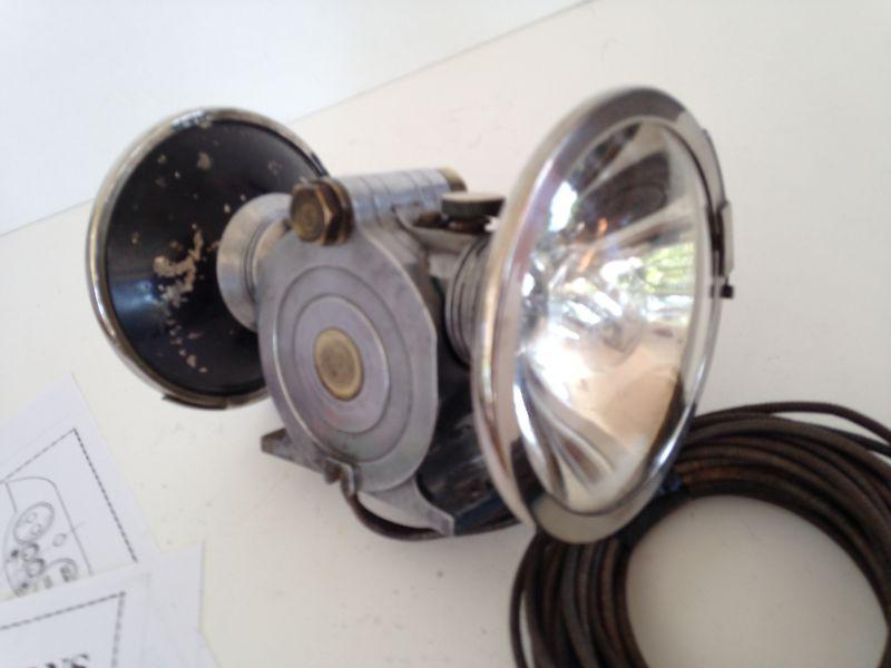 VINTAGE SPOT LIGHT -RARE NOS (?) WORKS- BRASS ERA 1919 1920 1921 1922 1923 1924 , US $95.00, image 7
