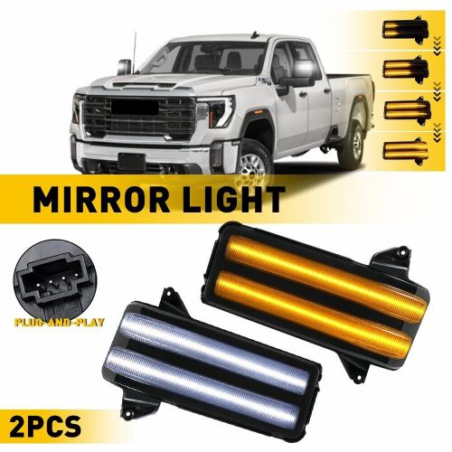 Smoke LED Side View Mirror Turn Signal Light For 2020-2024 Chevrolet Silverado K, US $59.99, image 10