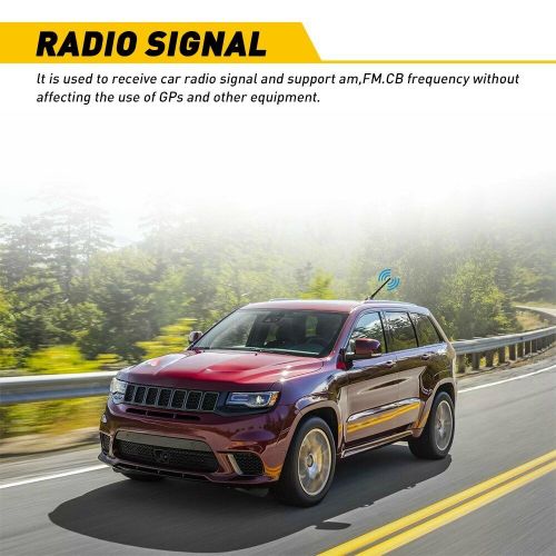 7&#034; short rubber spiral antenna mast radio am/fm for jeep liberty 2008-2012 eoa