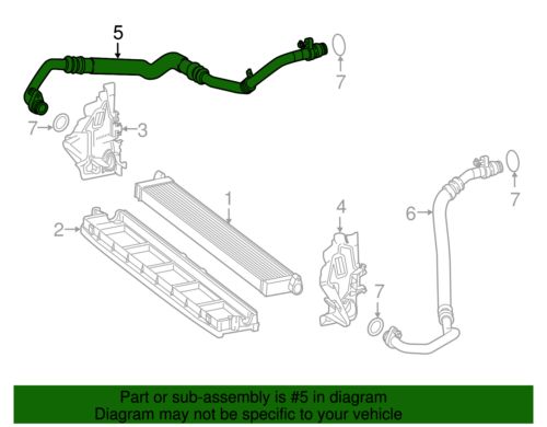 Genuine Mercedes-Benz Engine Oil Cooler Line 205-501-02-24, US $132.84, image 3