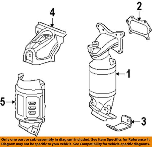 Honda oem 18115-r40-a01 exhaust manifold gaskets/exhaust manifold gasket
