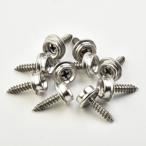 Car Hoods Snap Fasteners Cover Canvas Button Rivet Clothing Set Silver, US $10.70, image 7