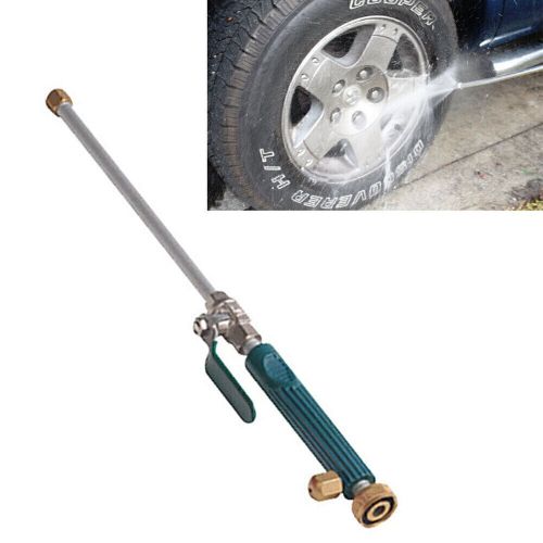 1x high pressure power washer water spray gun wand attachment jet 18" green