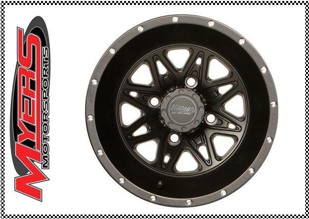 Polaris rzr s xp razor 800 900 08 09 10 11 12 13 badlands black wheels 12" 