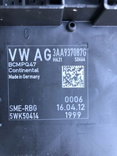 VW Passat B7 2011 - 2014 Body Control Module BCM 3AA937087G, US $, image 2