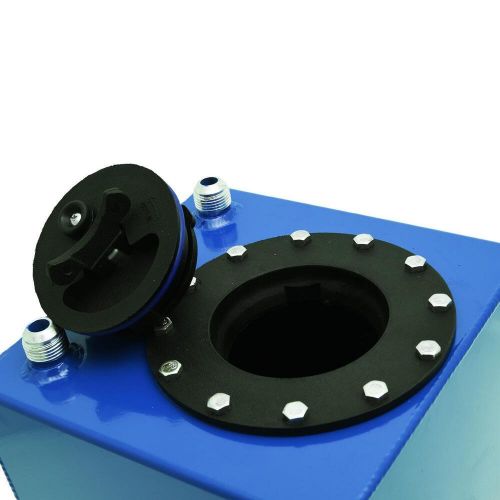 2.5 Gallon 10L Aluminum Alloy Fuel Tank & Oil Surface Sensor Blue, US $53.57, image 3