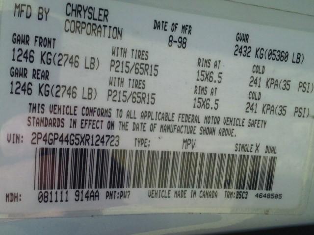 99 CARAVAN AUTOMATIC TRANSMISSION 4 SPD 3.3L THRU 9/28/98, US $790.00, image 4