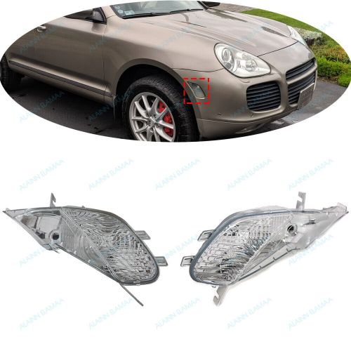 L&R Front Bumper Side Turn Signal Light g Fit For Porsche Cayenne 955 2003-2006, US $77.99, image 7