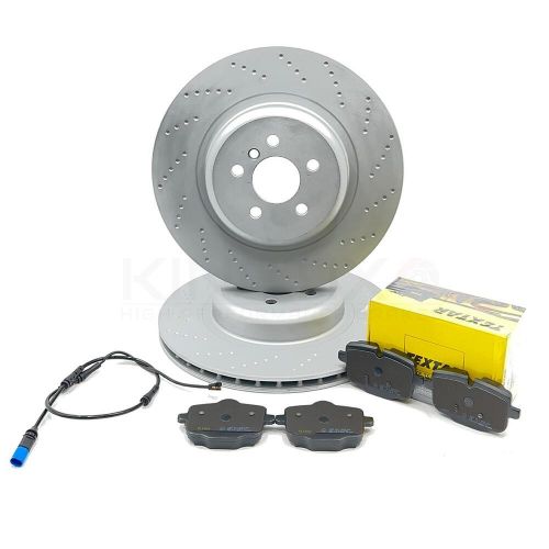 FOR BMW X6 M 50i G06 M SPORT REAR BRAKE DISCS TEXTAR PADS 370mm, US $, image 3