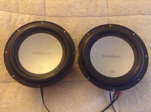 2) rockford p1 10" subwoofers