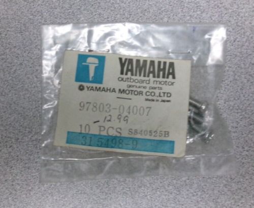 OEM Yamaha Outboard Pan Head Screw, 10 Count, Part # 97803-04007, US $12.99, image 3