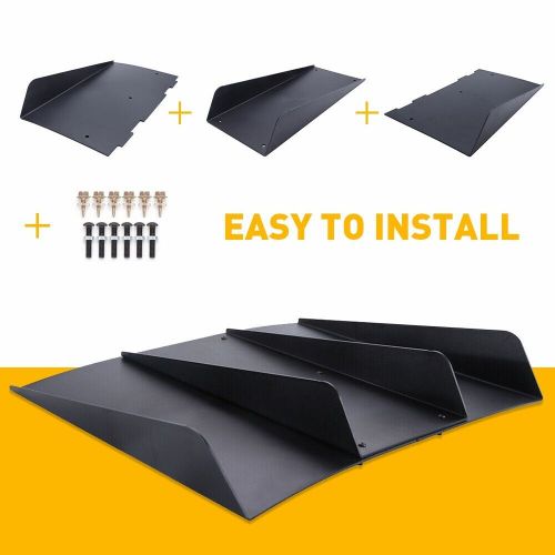 For Subaru WRX STI Rear Diffuser Bumper Fins 4 Spoiler Lower Lip Wing Splitter R, US $35.99, image 6