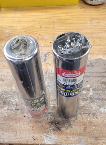 Straight exhaust tips