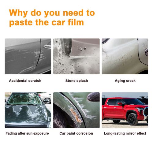 For Toyota Tundra 2022-24 Door Lower Side Precut Paint Protection Film Clear PPF, US $24.99, image 13