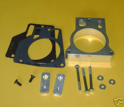  1999-2002 chevy & gm throttle body spacer 4.8l, 5.3l, & 6l