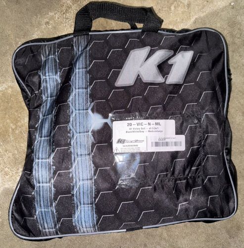 K1 SFI 3.2a/1 Victory Auto Racing Suit (Black/White/Grey, Med/Large), US $189.99, image 2