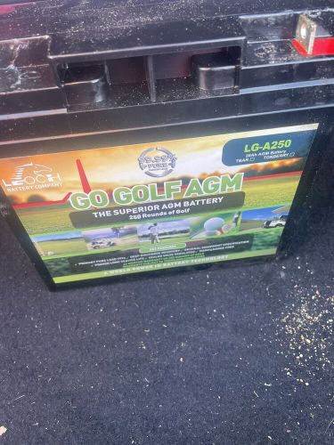 Go golf agm lg-a250 agm golf battery 12v 26ah not fully tested cheap