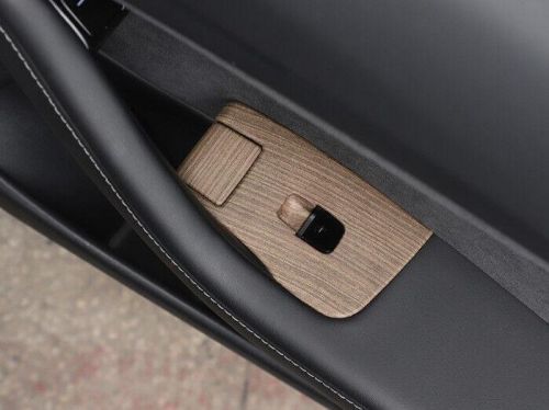 For Tesla Model 3 Y 2017-2023 Pear Wood Grain Window Lift Lock Switch Panel Trim, US $51.85, image 2