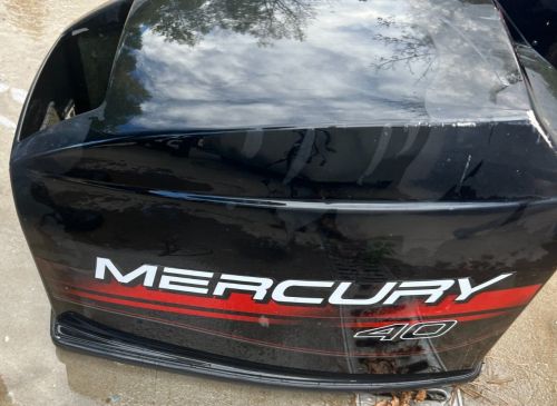 9868A10 Mercury Mariner 40HP Outboard Motor Hood Top Cowl Cowling 1989-1997, US $117.60, image 2