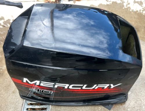 9868A10 Mercury Mariner 40HP Outboard Motor Hood Top Cowl Cowling 1989-1997, US $117.60, image 3