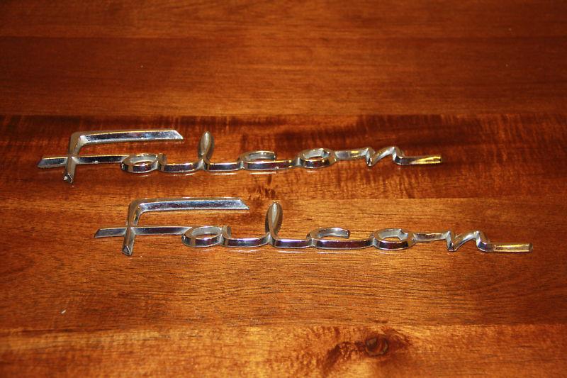 Vintage ford falcon emblems