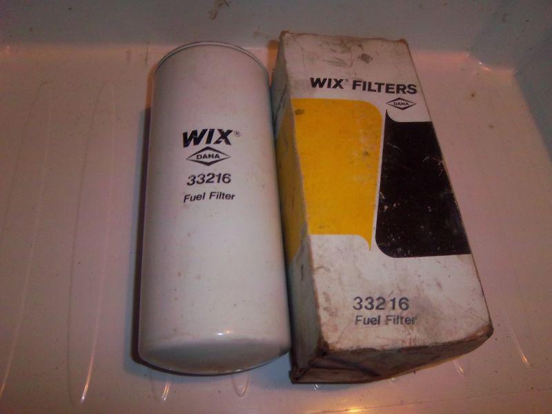 Wix fuel filters 33216 & 33218 mack,ivecco. primary and secondary