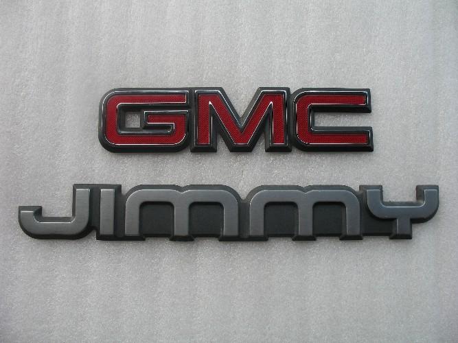 1999 gmc jimmy rear trunk gate emblem logo decal badge 99 00 01 02 03 04 05 