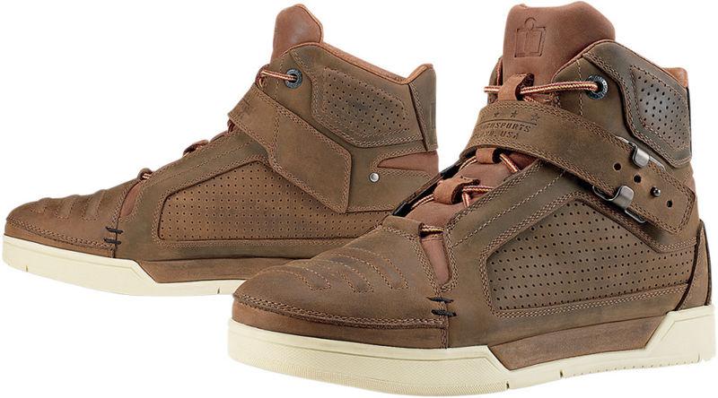 Icon one thousand truant oiled brown boot  motorcycle boots 2013 1000