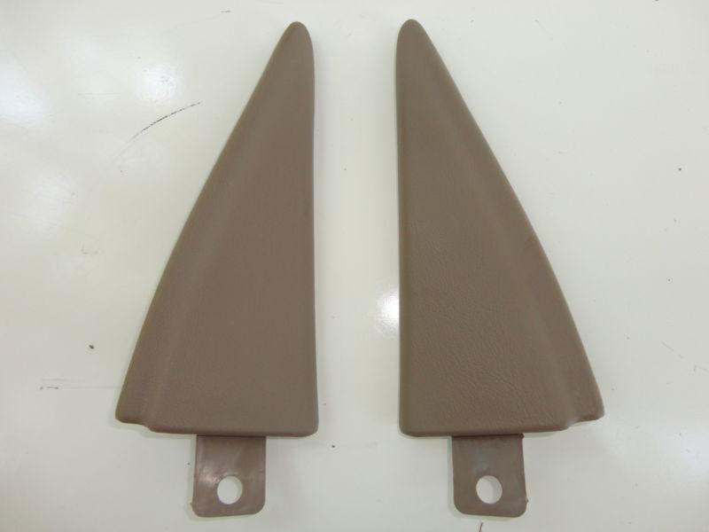 00-05 chevy impala rear door upper trim panel left/right pair window glass cover