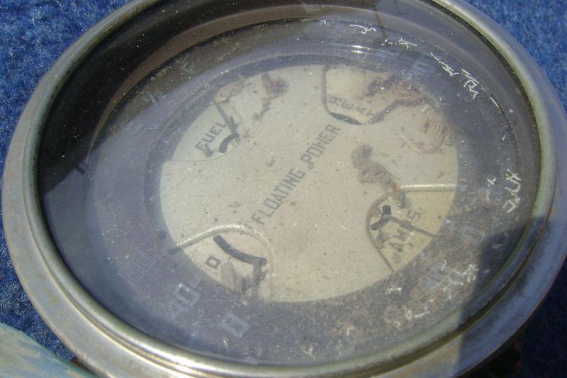 1937 37 1938 38 Plymouth FLOATING POWER GAUGES ORIGINAL Rat Rod, US $45.00, image 3