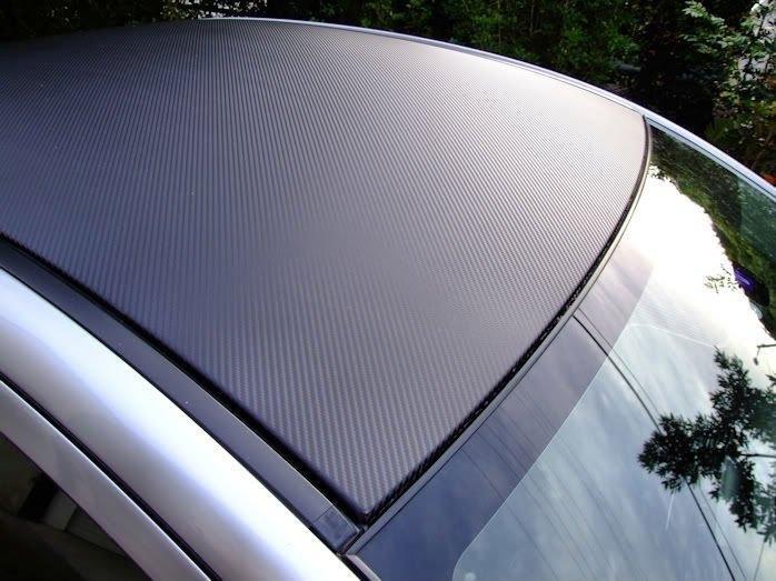 4ft x 5ft carbon fiber vinyl wrap 3d professional grade bubble free air release
