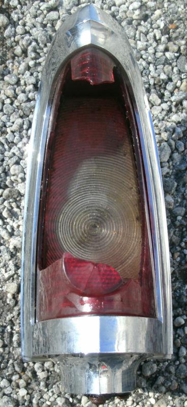 1961 61 lincoln continental rear tail light chrome bezel housing lh or rh oem