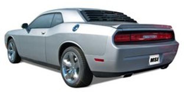 2008-2013 dodge challenger abs rear window louver