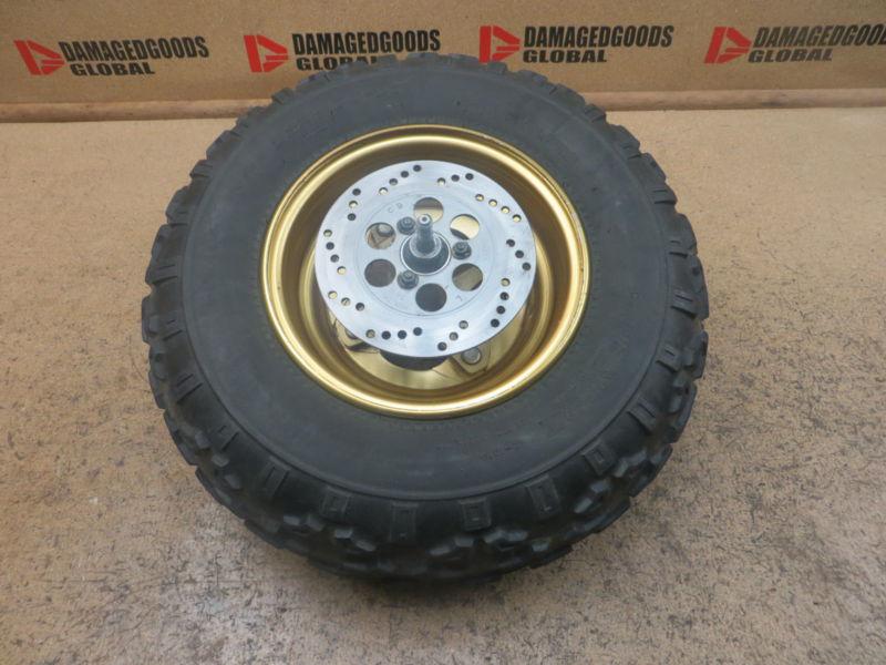 1985 85 honda atc 250r 250 r atc250r front wheel rim tire rotor axle hub