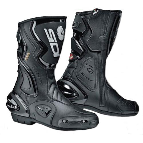 Sidi cobra gore-tex touring motorcycle boot black size us 7.5 eu 41