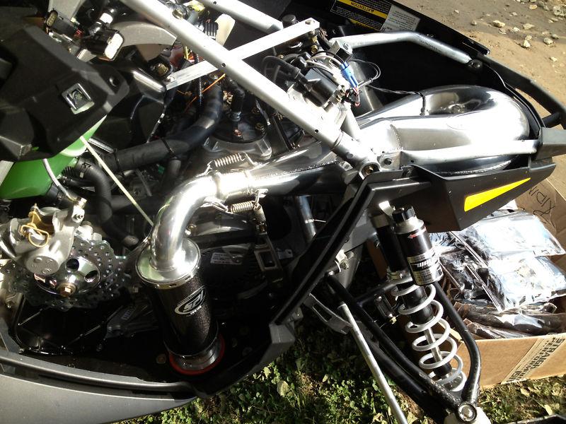 Spi 132-109 carbon fiber muffler silencer can 10-14 polaris 800 rush switchback