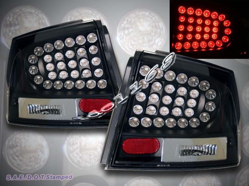 Purchase 06 07 08 DODGE CHARGER LED BLACK TAIL LIGHTS LAMPS 2006 2007 2008 in Cerritos