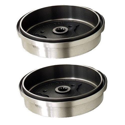Vw karmann ghia super beetle set of 2 rear brake drum replacement 113501615j