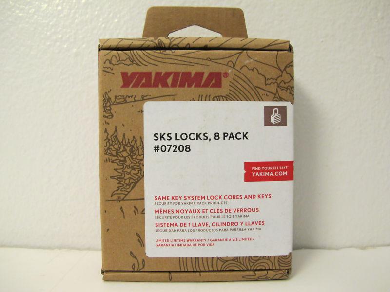Yakima sks locks 8 pack #07208  key code #a136 free shipping!!