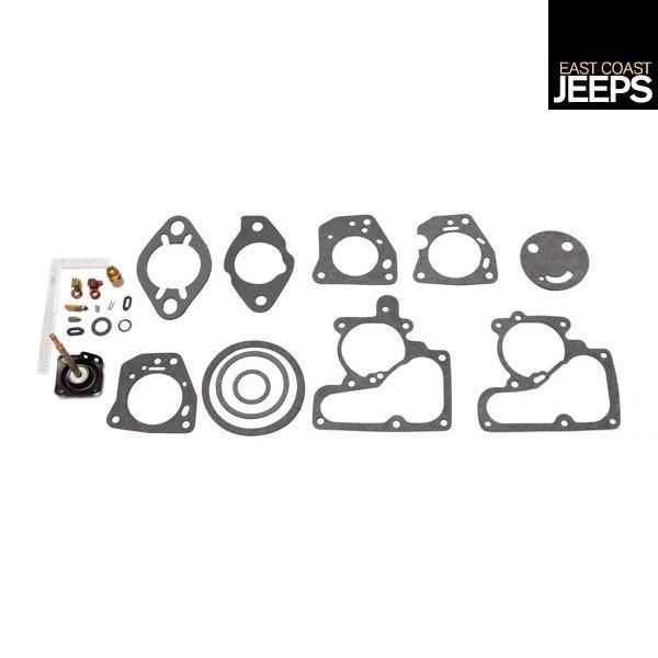 17705.11 omix-ada carburetor gasket set, 65-72 jeep cj models, by omix-ada